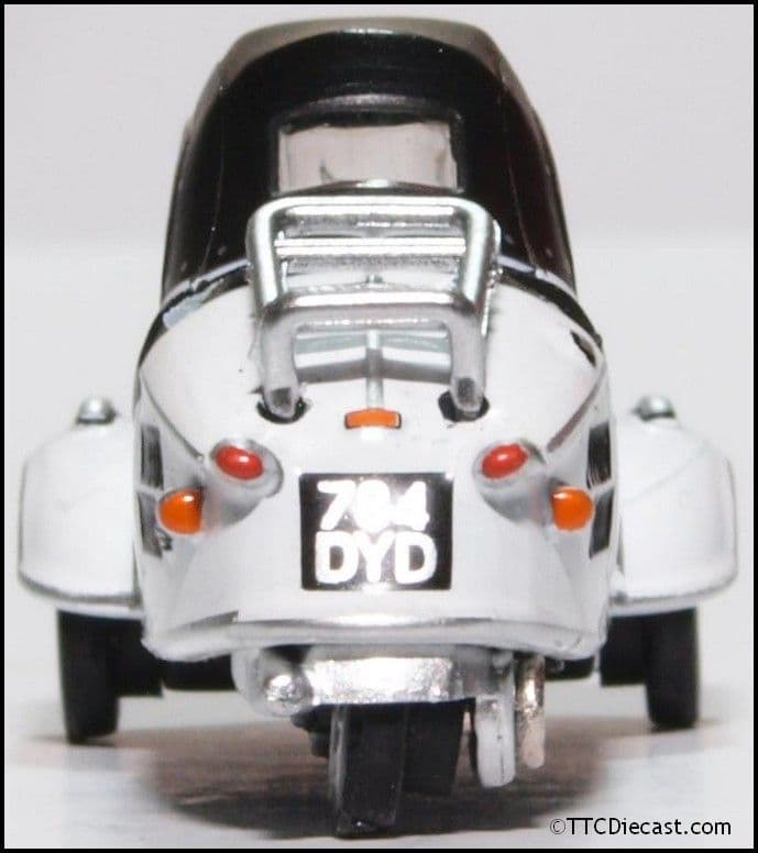 Oxford 76MBC005 Messerschmitt Bubble Car Polar White