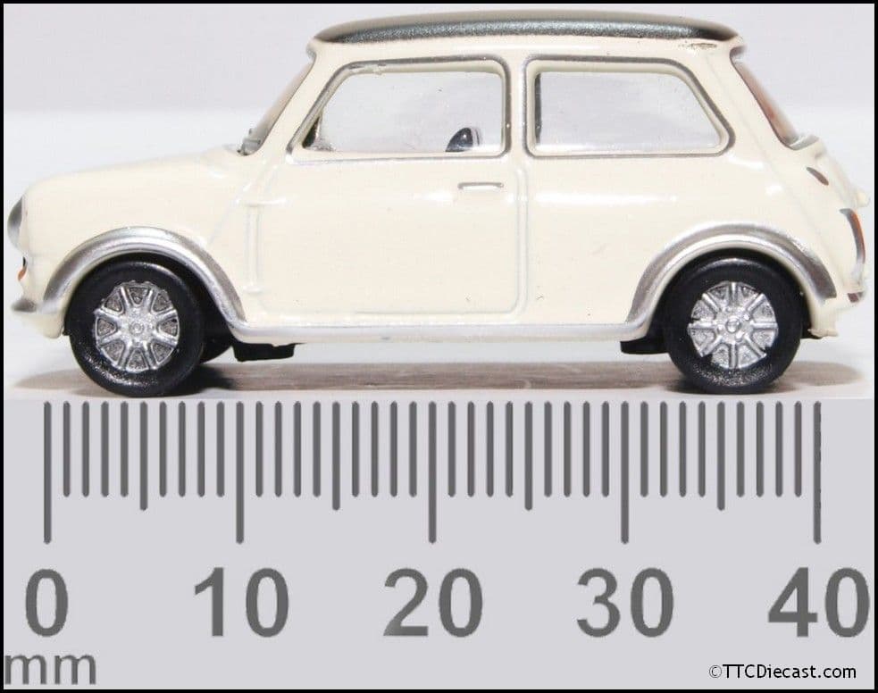 Oxford 76MCS004 Mini Cooper S MkII Snowberry White/Black