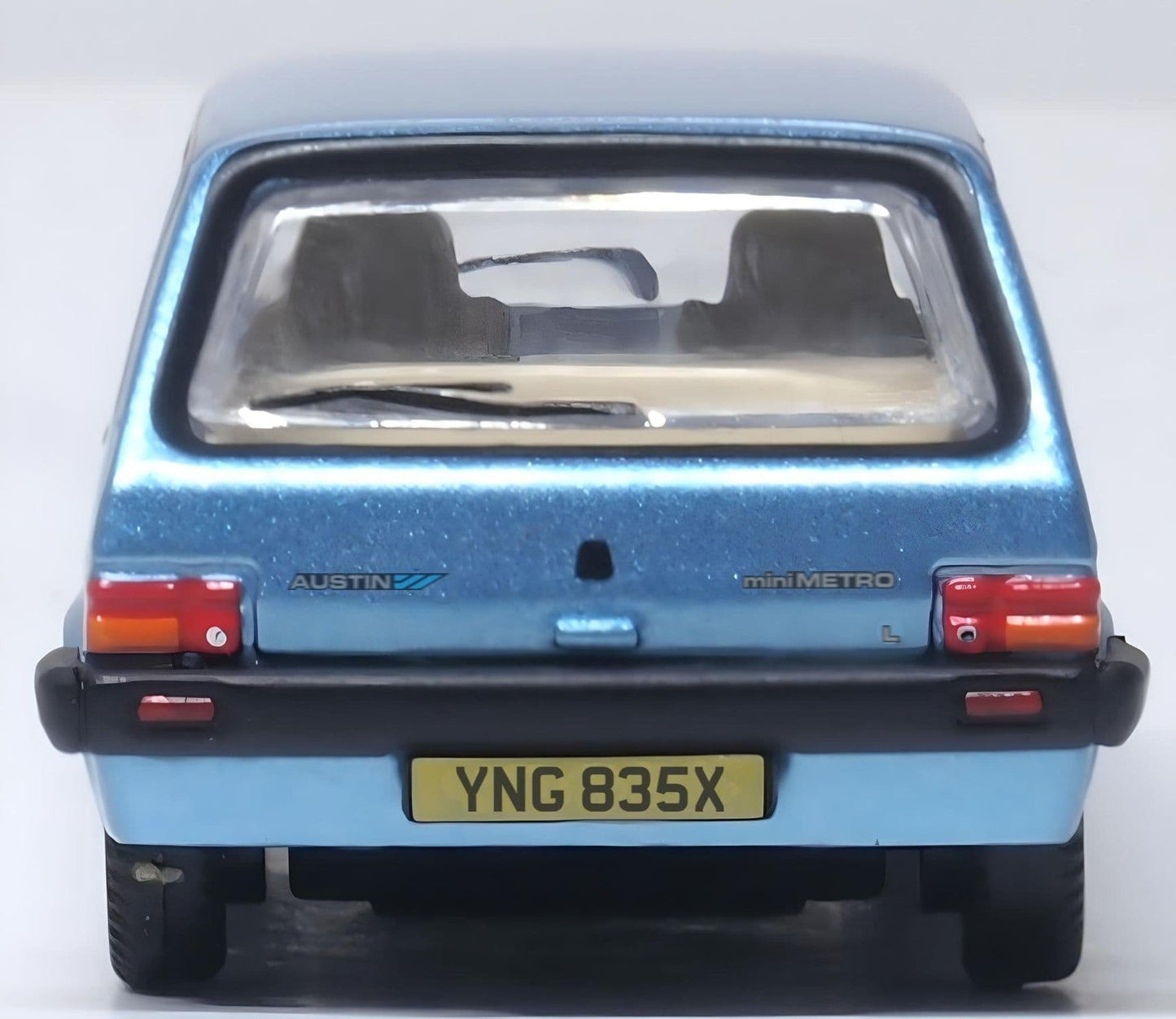 Oxford 76MET002 Austin Mini Metro Denim Blue Metallic 1/76 Scale