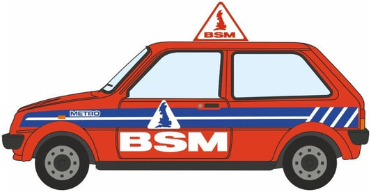 Oxford 76MET003 Austin Mini Metro British School of Motoring BSM OO Gauge - PRE ORDER £10.95