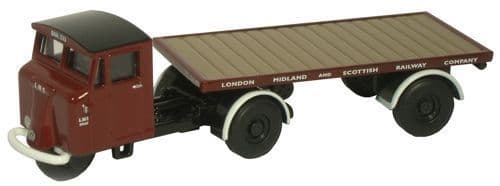 Oxford 76MH009 Mechanical Horse Flatbed Trailer - LMS