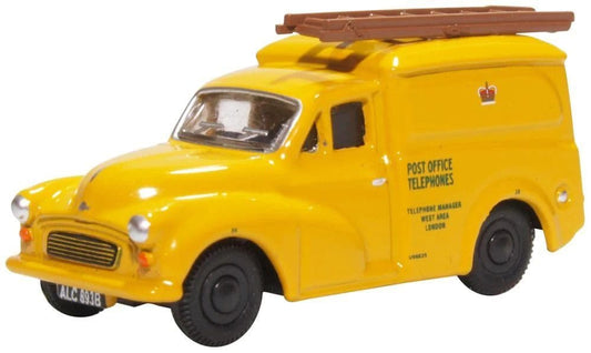 Oxford 76MM061 Morris 1000 Post Office Telephones Yellow - 1/76 Scale