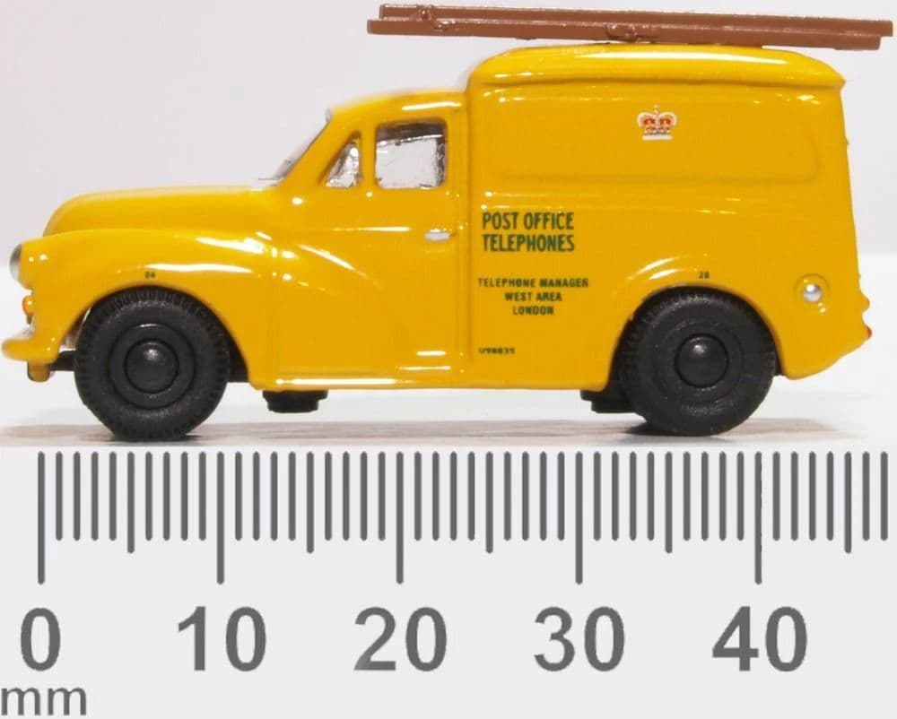 Oxford 76MM061 Morris 1000 Post Office Telephones Yellow - 1/76 Scale