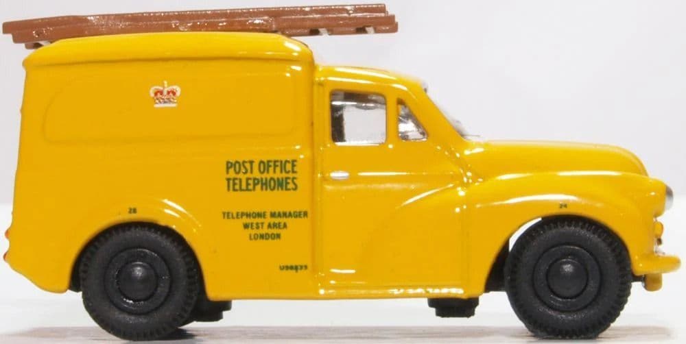 Oxford 76MM061 Morris 1000 Post Office Telephones Yellow - 1/76 Scale