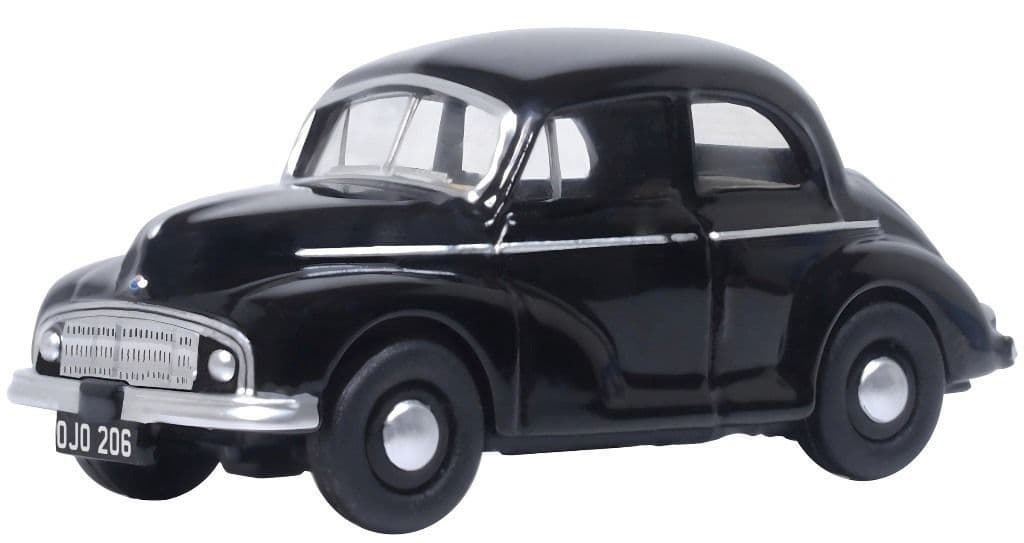 Oxford 76MMS007 Morris Minor MMS Saloon Black 1/76 Scale