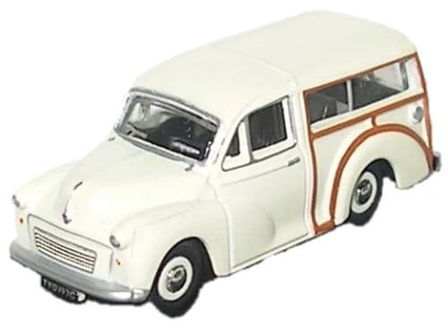 Oxford 76MMT001 Morris Minor Traveller - Old English White