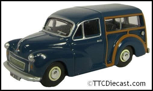 Oxford 76MMT002 Morris Minor Traveller - Trafalgar Blue*LAST FEW*