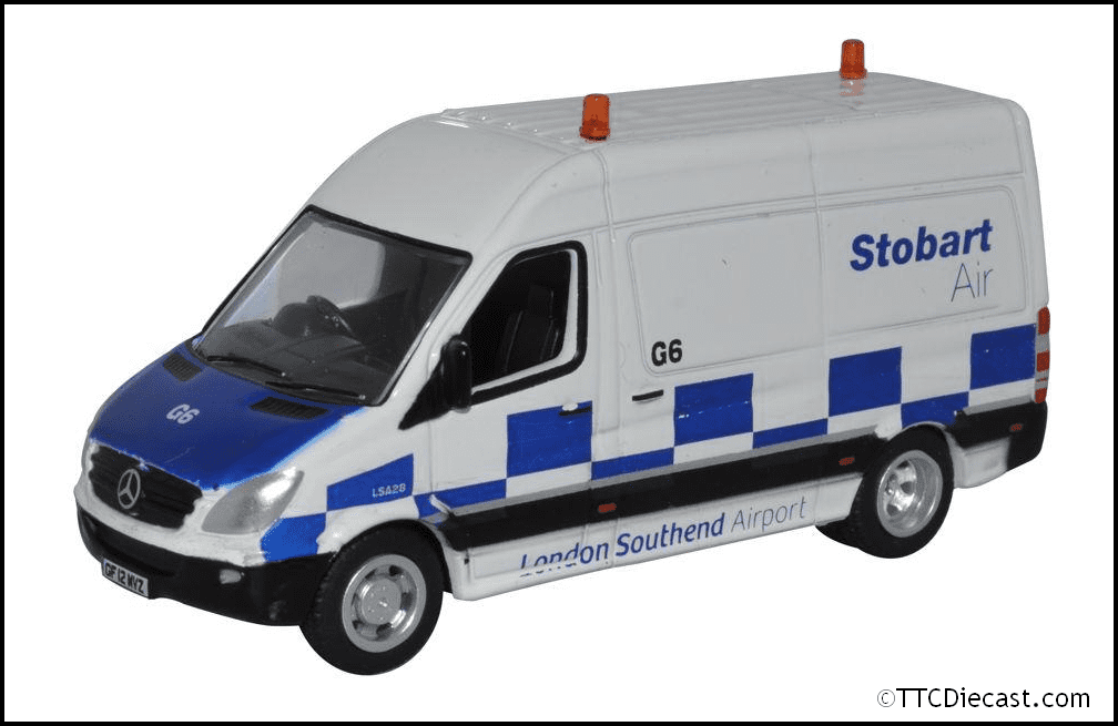 Oxford 76MSV001 Mercedes Sprinter Van Stobart Air - OO Gauge *LAST FEW*