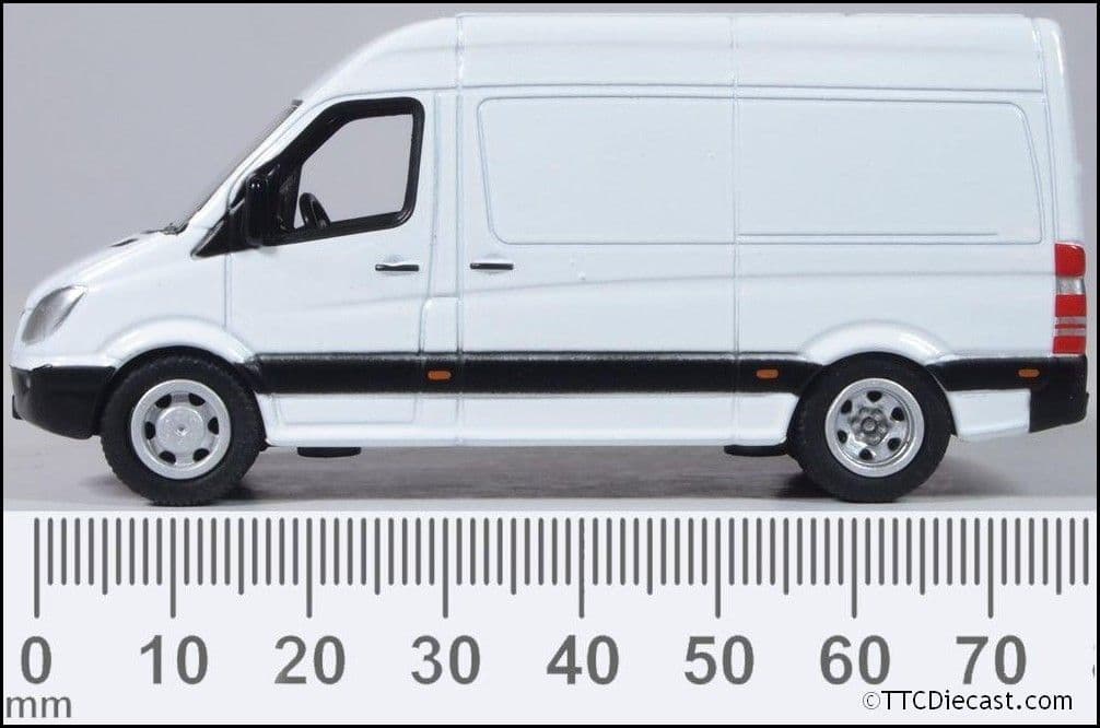 Oxford 76MSV004 Mercedes Sprinter White, 1/76 Scale