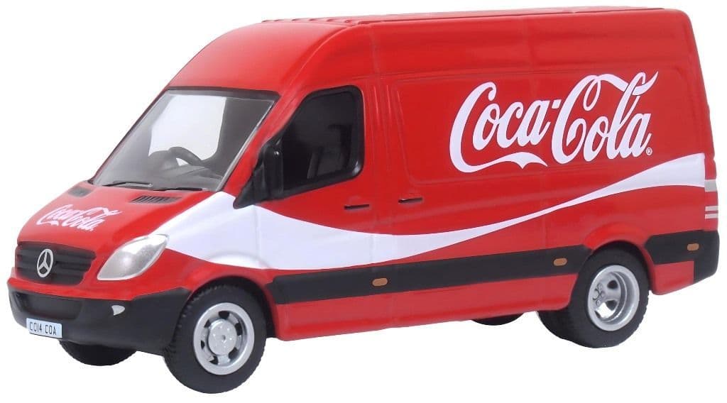 Oxford 76MSV007CC Mercedes Sprinter Coca Cola 1/76 Scale