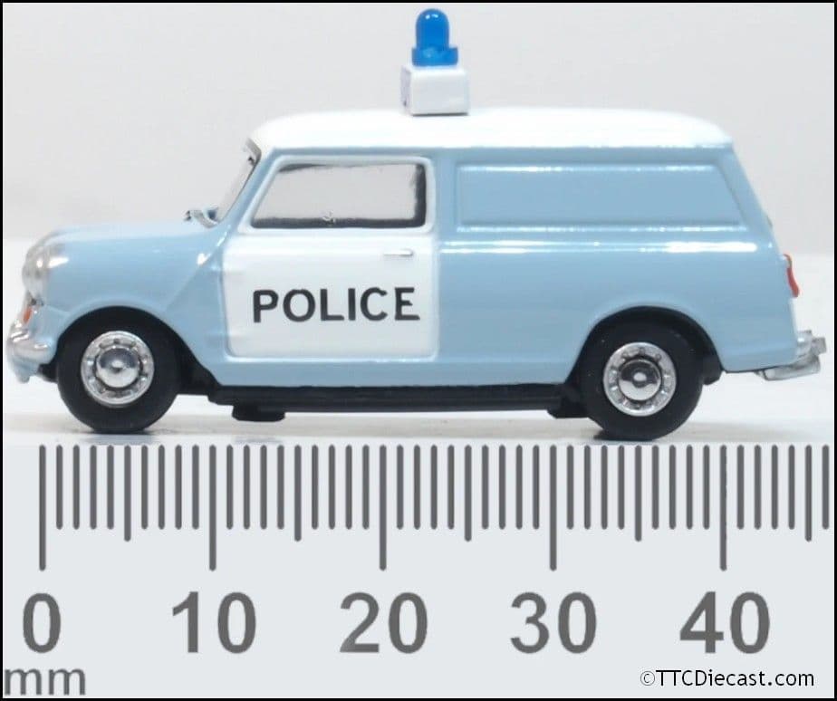 Oxford 76MV034 Mini Van West Mercia Police (Panda) 1:76 Scale