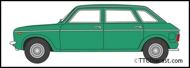 Oxford 76MX001 Austin Maxi Tara Green
