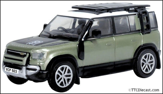 Oxford 76ND110003 New Defender 110 Pangea Green 1/76 Scale