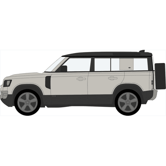 Oxford 76ND110X002 New Defender 110X Eiger Grey 1:76 Scale