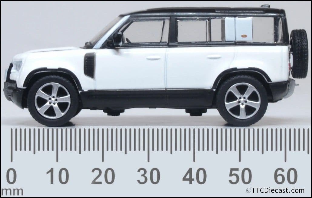 Oxford 76ND110X003 New Defender 110X Fuji White 1/76 Scale