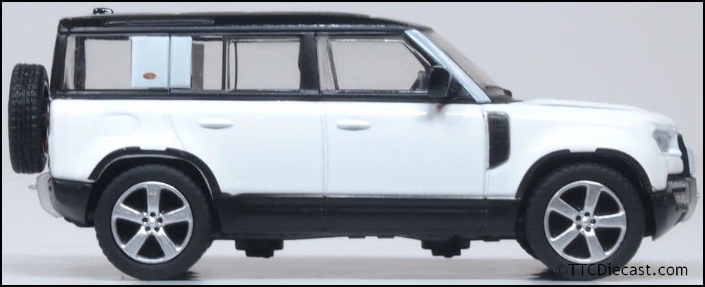 Oxford 76ND110X003 New Defender 110X Fuji White 1/76 Scale