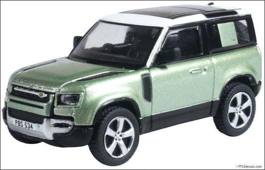 Oxford 76ND90001 New Defender 90 Green, 1/76 Scale