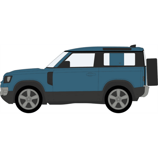 Oxford 76ND90002 New Defender 90 Tasman Blue 1:76 Scale