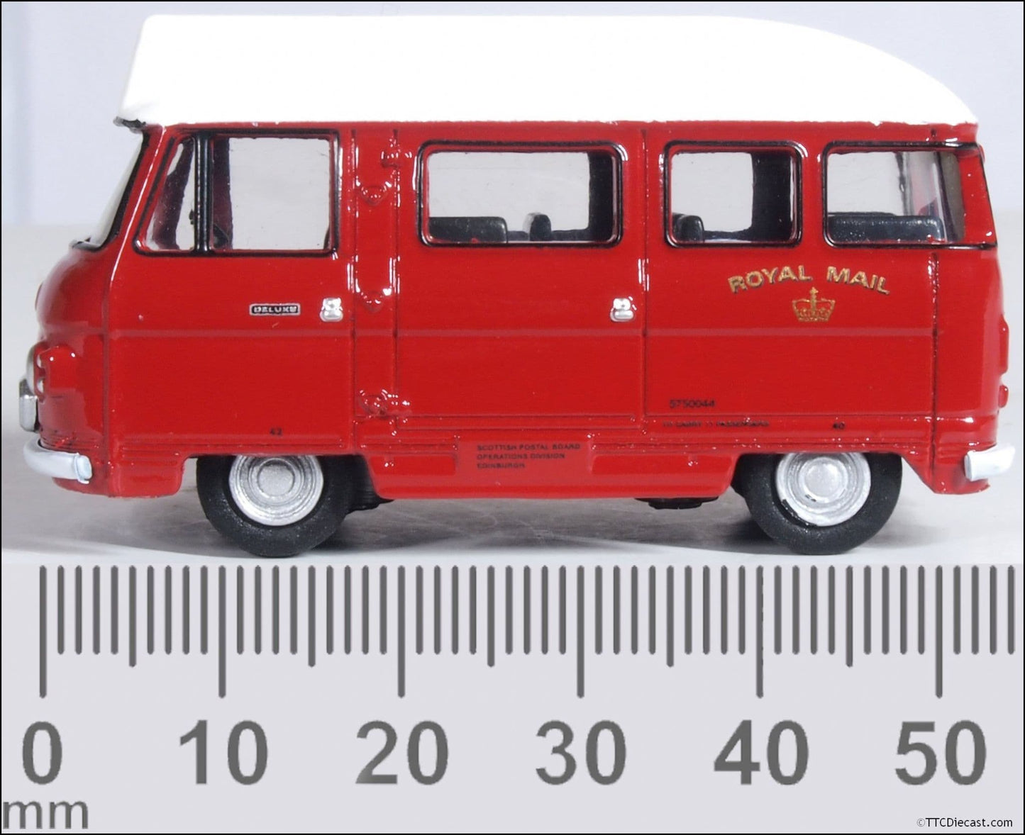 Oxford 76PB010 Commer PB Postbus Royal Mail (Scotland), OO gauge