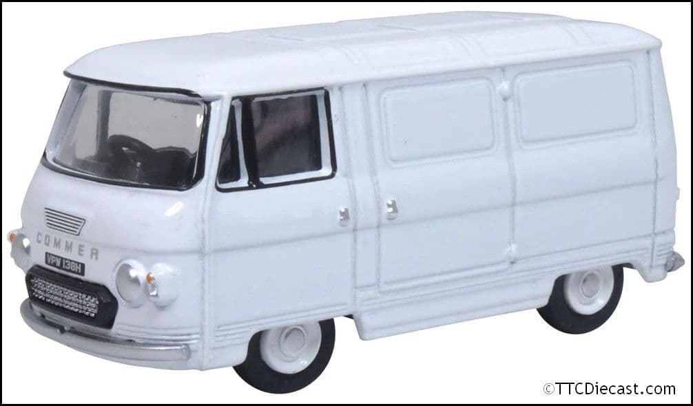 Oxford 76PB011 Commer PB White 1/76 Scale