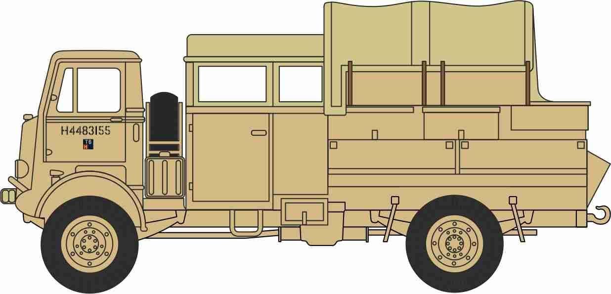 Oxford 76QLB002 Bedford QLB 42 LAA Regt. Libya 1942