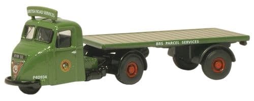 Oxford 76RAB005 Scammell Scarab F/Bed Trailer - BRS Parcel