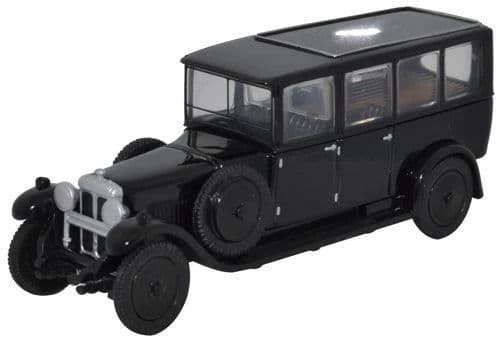 Oxford 76RDH001 Daimler Hearse - Black