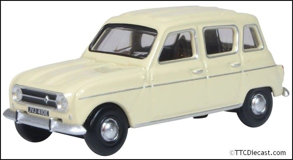 Oxford 76RN001 Renault 4 Beige, 1/76 Scale