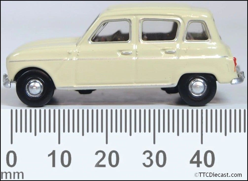 Oxford 76RN001 Renault 4 Beige, 1/76 Scale