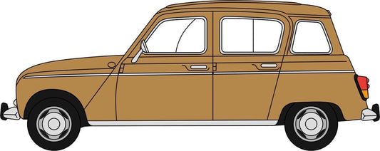 Oxford 76RN004 Renault 4 Marron Glace 1/76 Scale