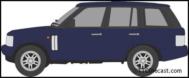 Oxford 76RR3003 Range Rover 3rd Generation Metropolitan Po