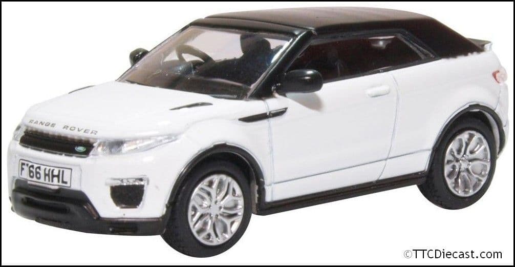 Oxford 76RREC003 Range Rover Evoque Convertible Fuji White