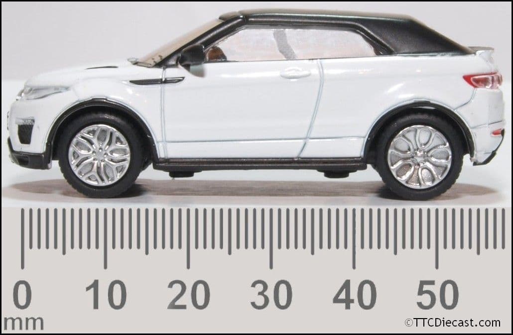 Oxford 76RREC003 Range Rover Evoque Convertible Fuji White