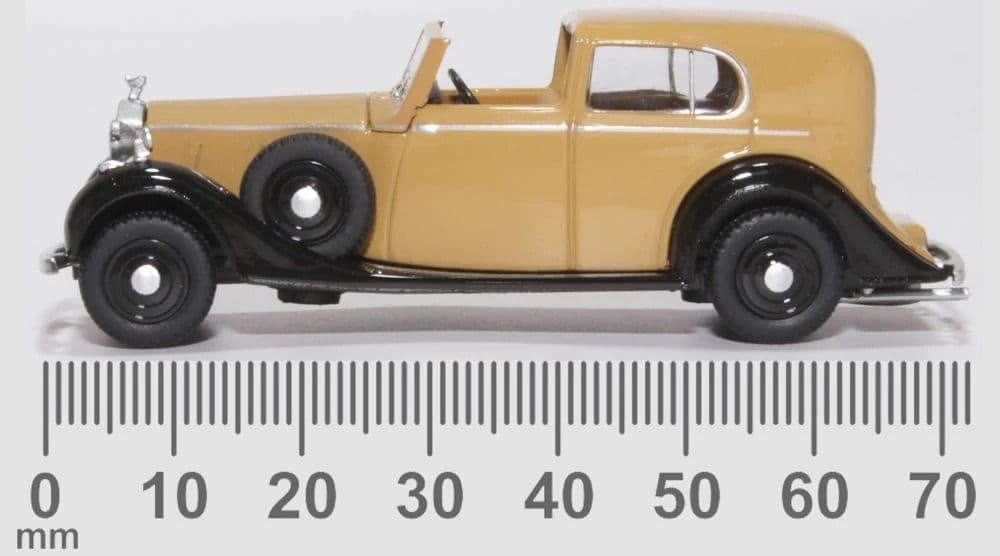 Oxford 76RRP3002 Rolls Royce Phantom III Fawn/Black