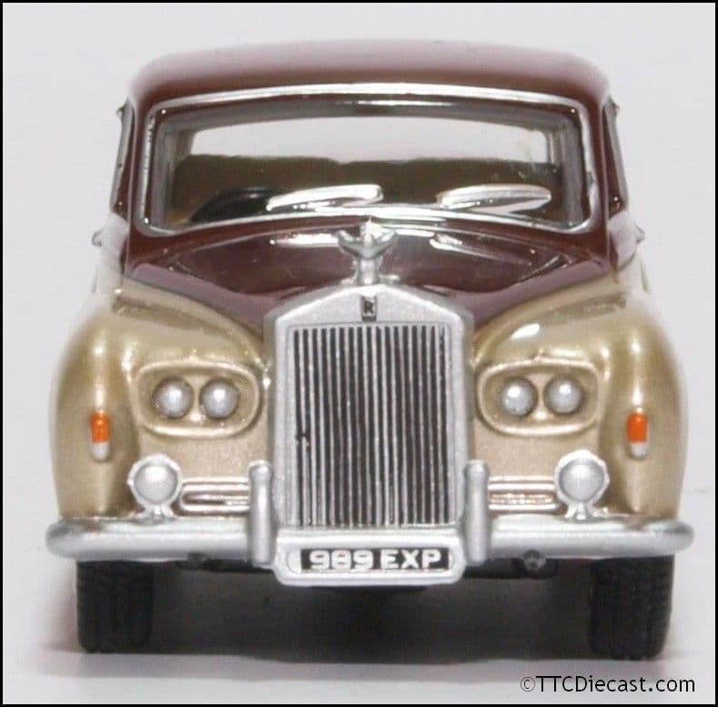 Oxford 76RRP5002 Rolls Royce Phantom V Burgundy/Silver Sand
