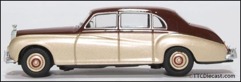 Oxford 76RRP5002 Rolls Royce Phantom V Burgundy/Silver Sand