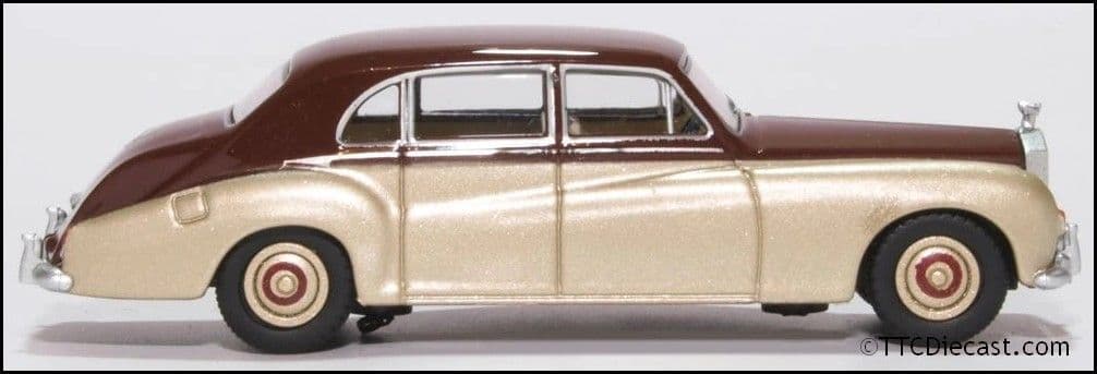 Oxford 76RRP5002 Rolls Royce Phantom V Burgundy/Silver Sand