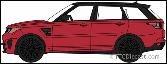 Oxford 76RRS003 Range Rover Sport SVR Firenze Red