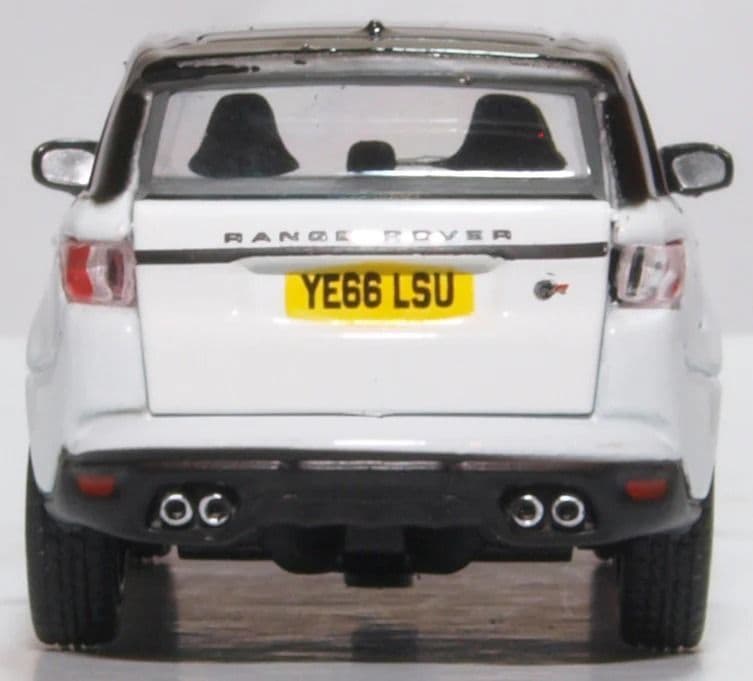 Oxford 76RRS004 Range Rover Sport SVR Fuji White - 1/76 Scale