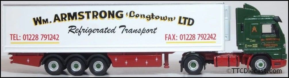 Oxford 76S143005 Scania 143 40ft Fridge Trailer William Armstrong 1:76 Scale