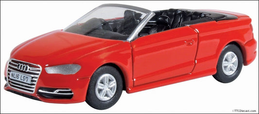 Oxford 76S3003 Audi S3 Cabriolet Misano Red, OO Gauge