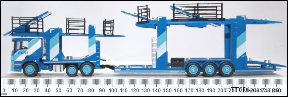 Oxford 76SCT006 Scania Car Transporter - ECM