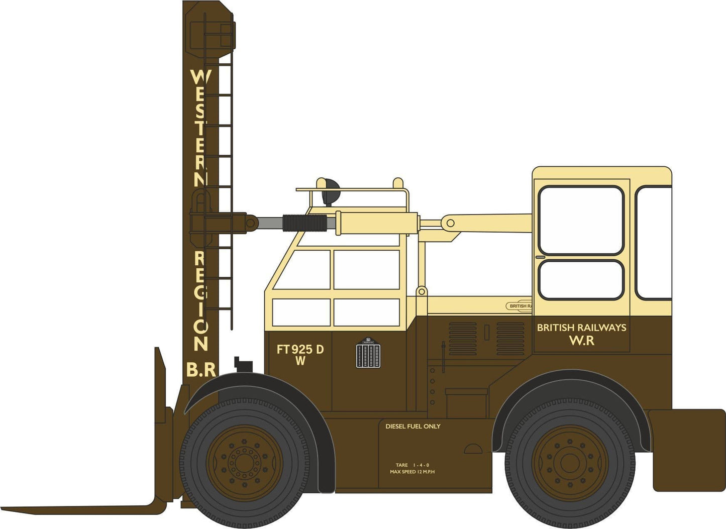 Oxford 76SDF001 Shelvoke & Drewry Freightlifter British Ra