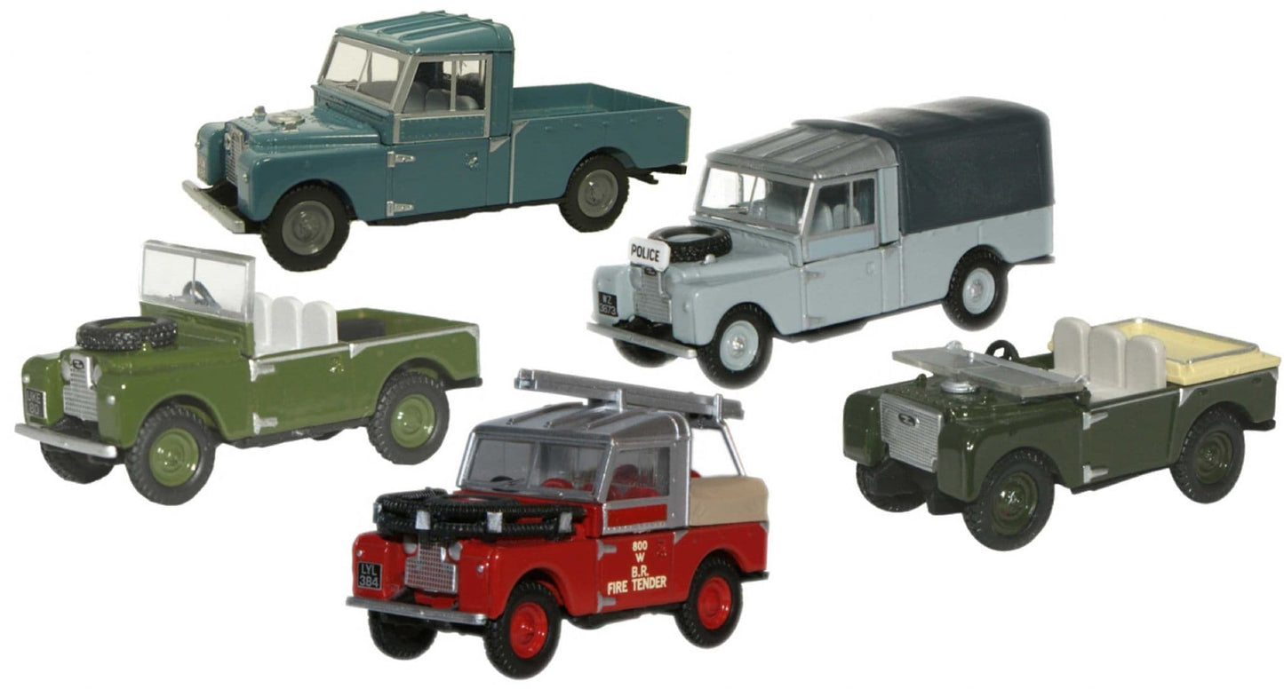 Oxford 76SET17E Land Rover 5 Piece Set Land Rover Series 1