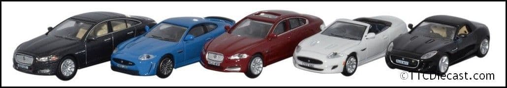 Oxford 76SET18 5 Piece Jaguar Set - XJ/XKR-S/XF/XK/F