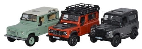 Oxford 76SET47 Set 3Pce - Land Rover Defender Heritage LAST ONE