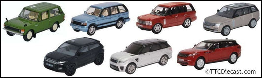 Oxford 76SET72 Range Rover Set Classic/P38/3rd Gen/Vogue - OO Gauge