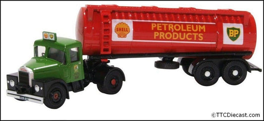 Oxford 76SHT001 Scammell Highwayman Tanker Shell/BP