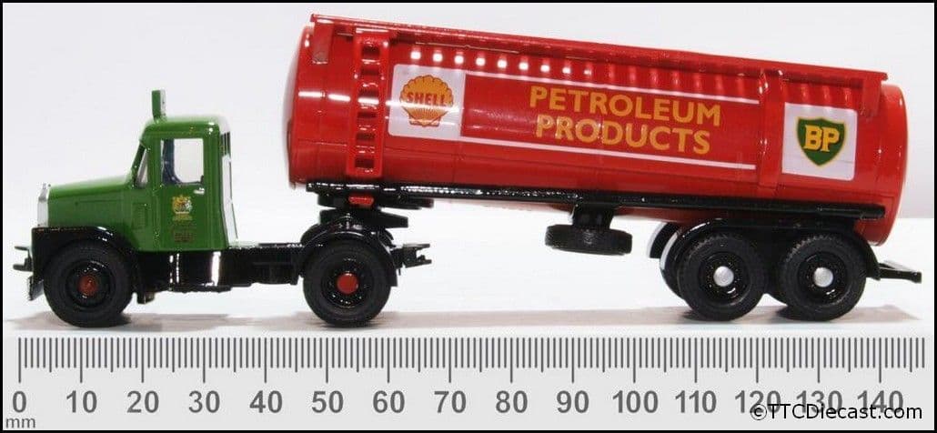 Oxford 76SHT001 Scammell Highwayman Tanker Shell/BP