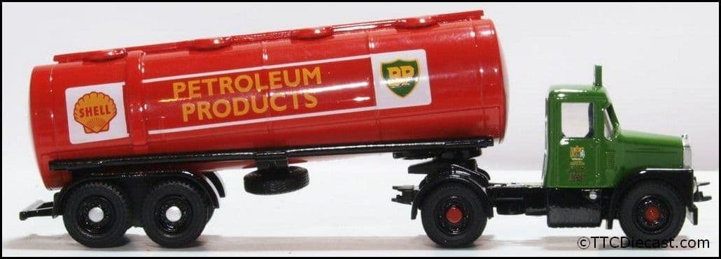 Oxford 76SHT001 Scammell Highwayman Tanker Shell/BP